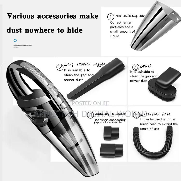 Dual-use Car/Home Wireless Vacuum Cleaner