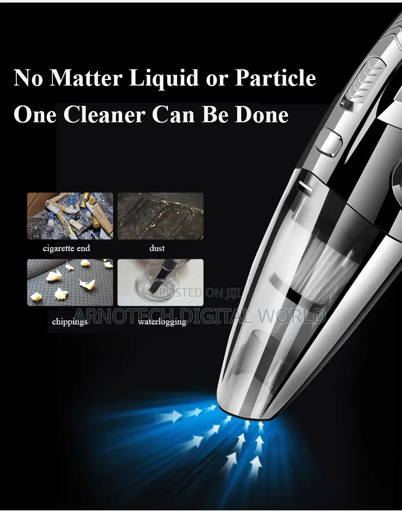 Dual-use Car/Home Wireless Vacuum Cleaner