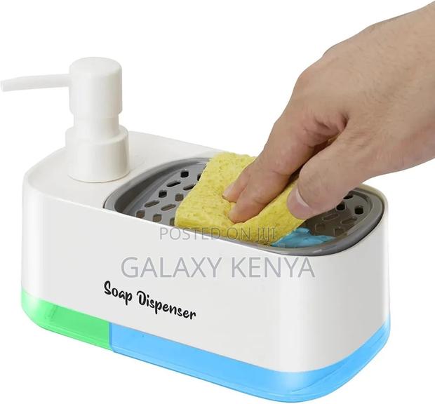 Hand and Dish Liquid Soap Dispenser Set for Kitchen - main view