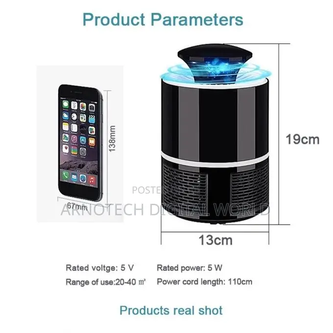 Photocatalysis Black Electric Mosquito Killer