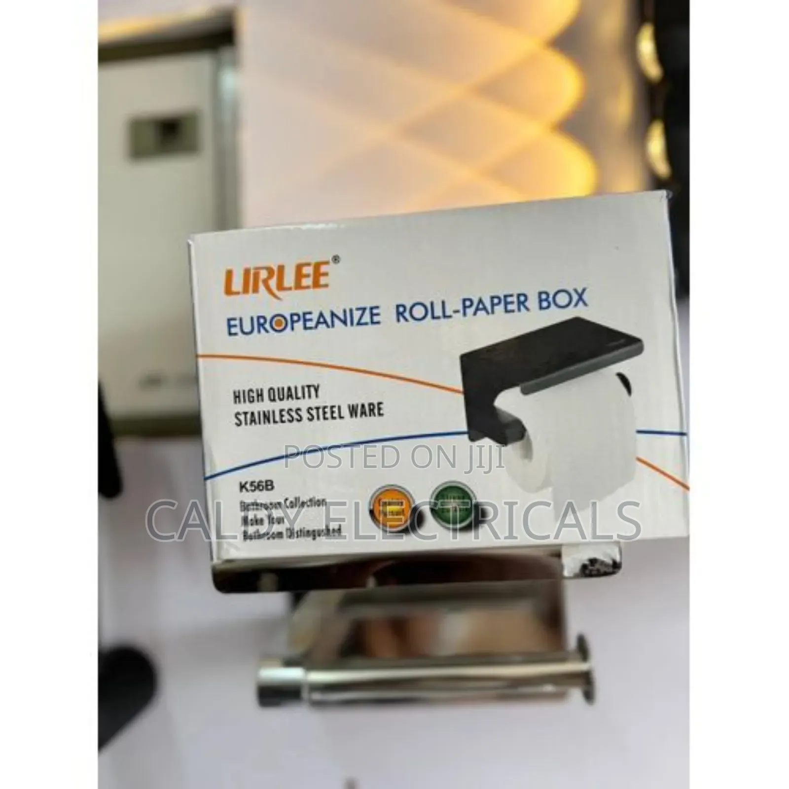 Quality Lirlee Stainless Steel Toilet Tissue Paper Holder Hy9