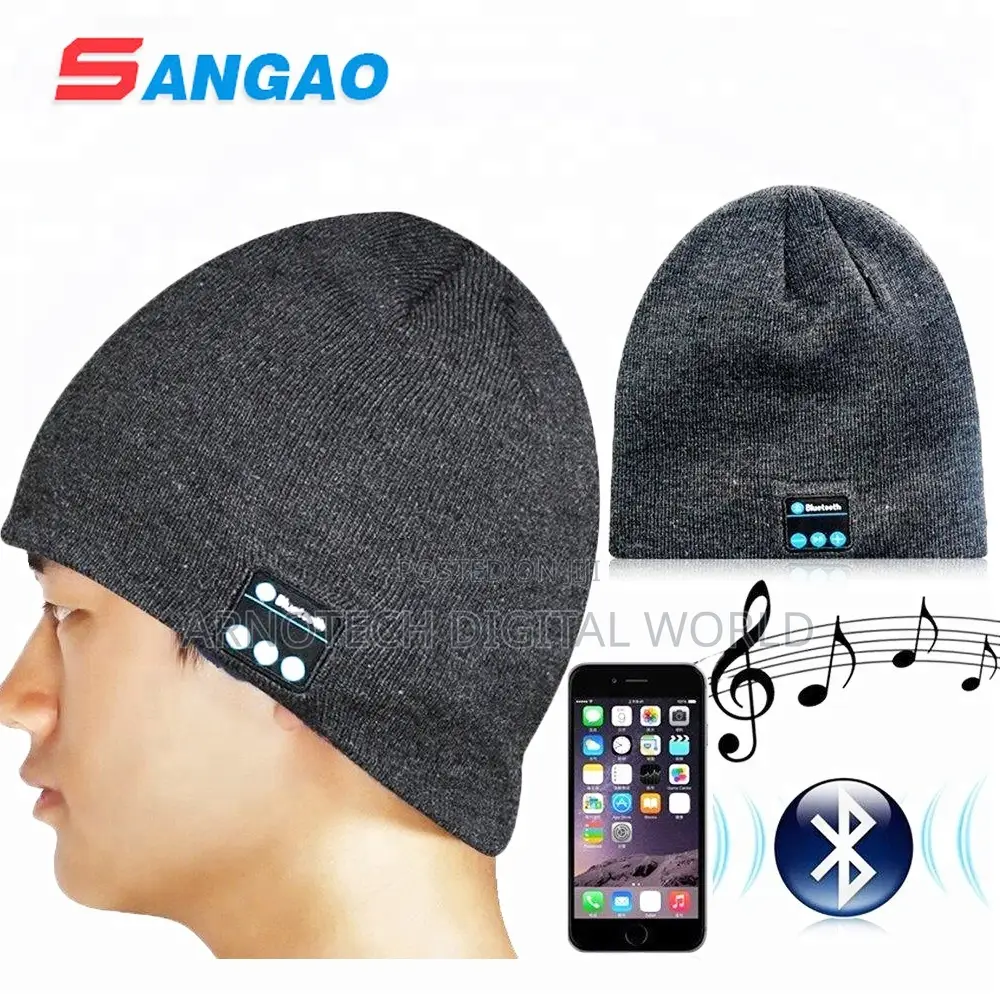 Unisex Wireless Hat Headphones Smart Headset