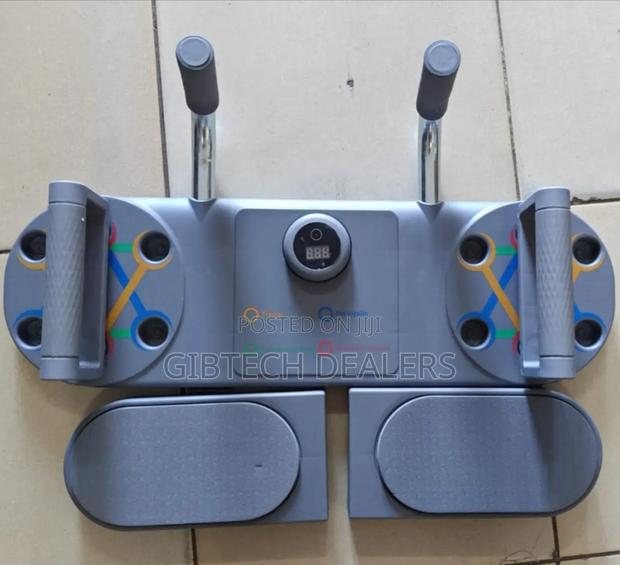 Smart Push Up Board With Resistance Bands and Atimer
