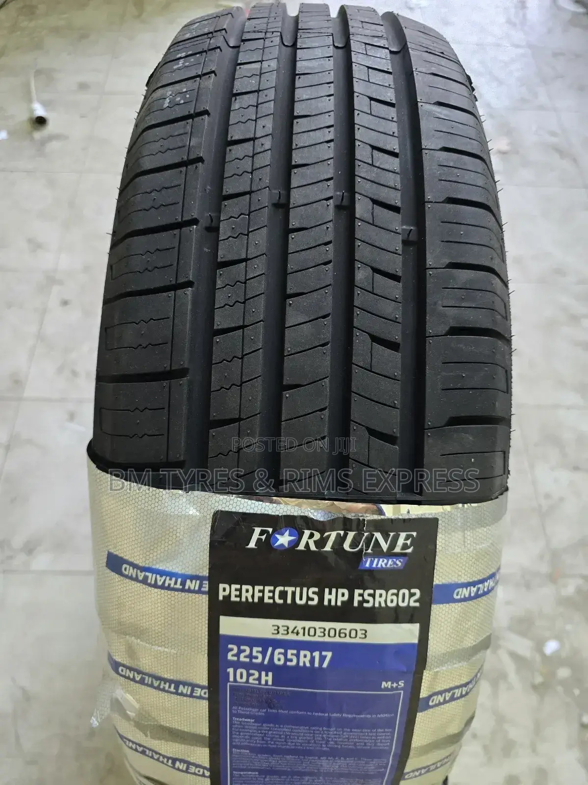 225 /65 R17 Fortune Tyres (New Technology) Thailand.