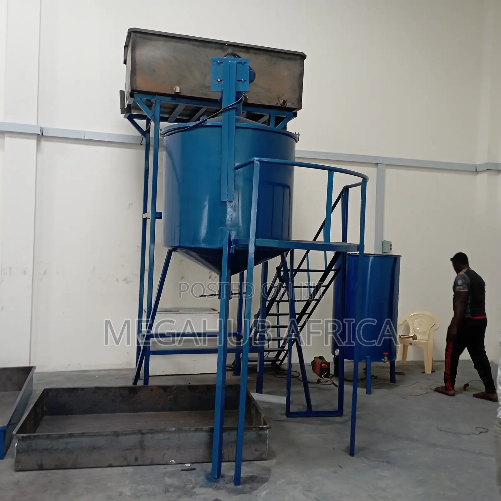 Industrial 1000l Soap Mixing Tank – Continuous Production