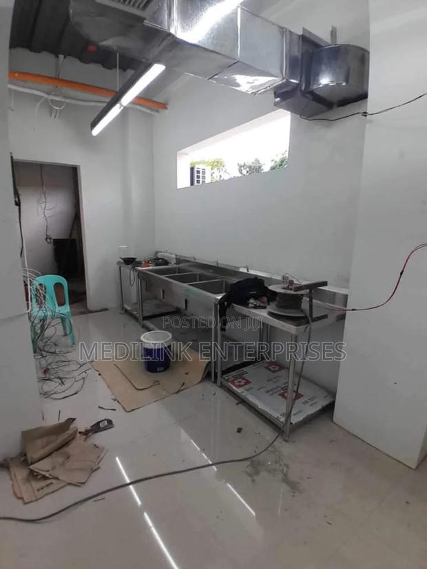 Commercial Kitchen Washing Double Sinks