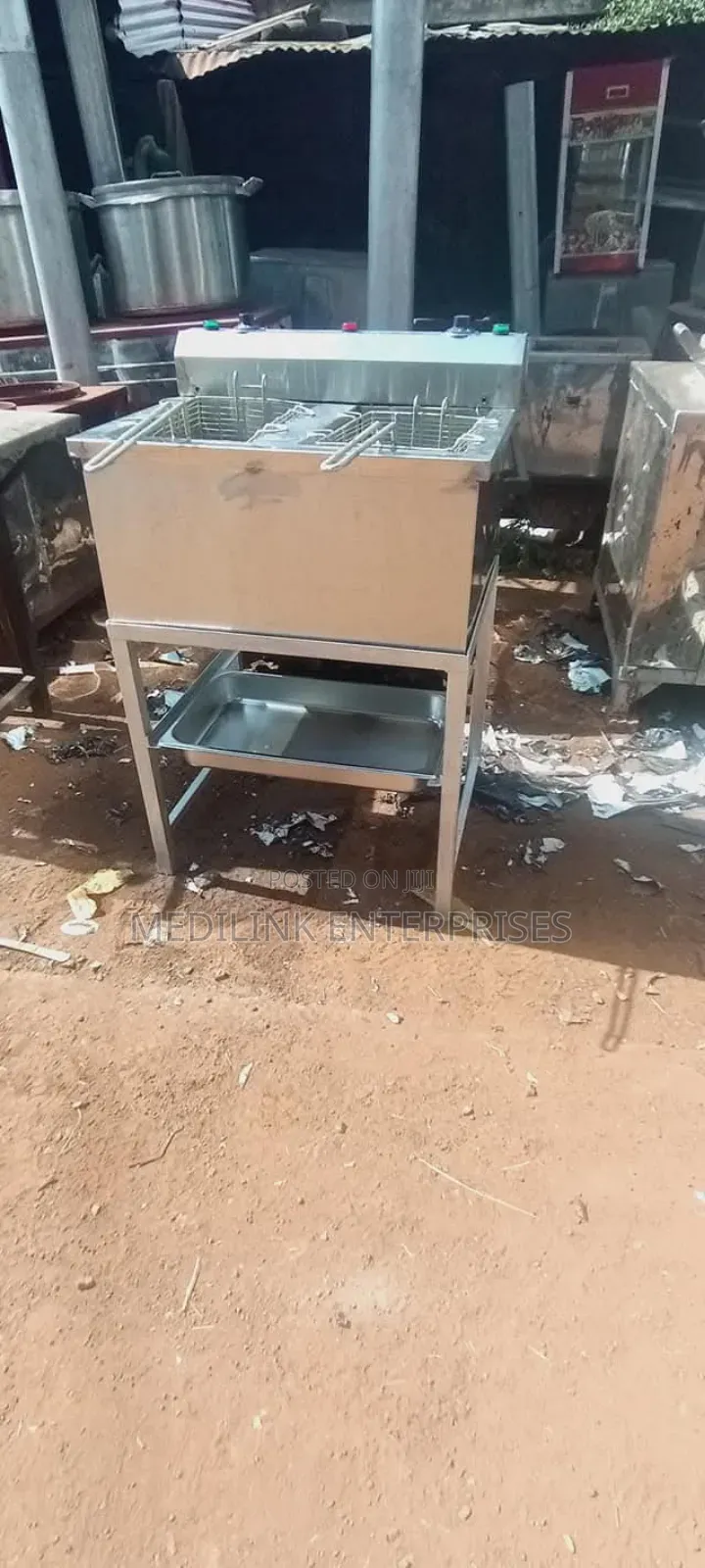 Commercial 17litre Double Deep Fryer