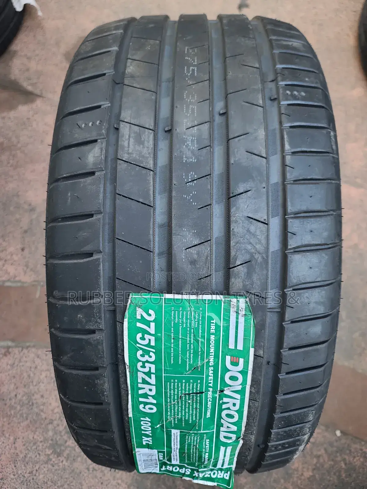 275 /35 R19 Dovroad Tyres 100 Y X/L Sport
