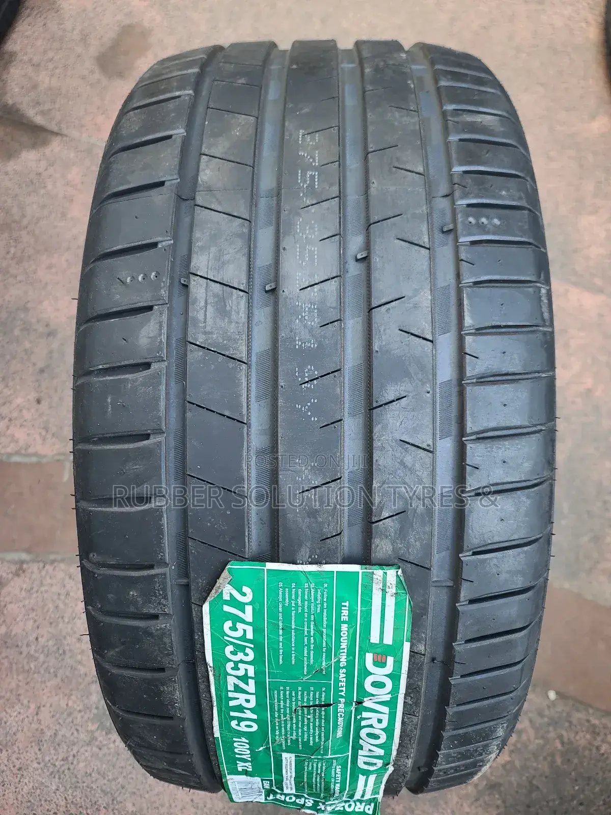 275 /35 R19 Dovroad Tyres 100 Y X/L Sport