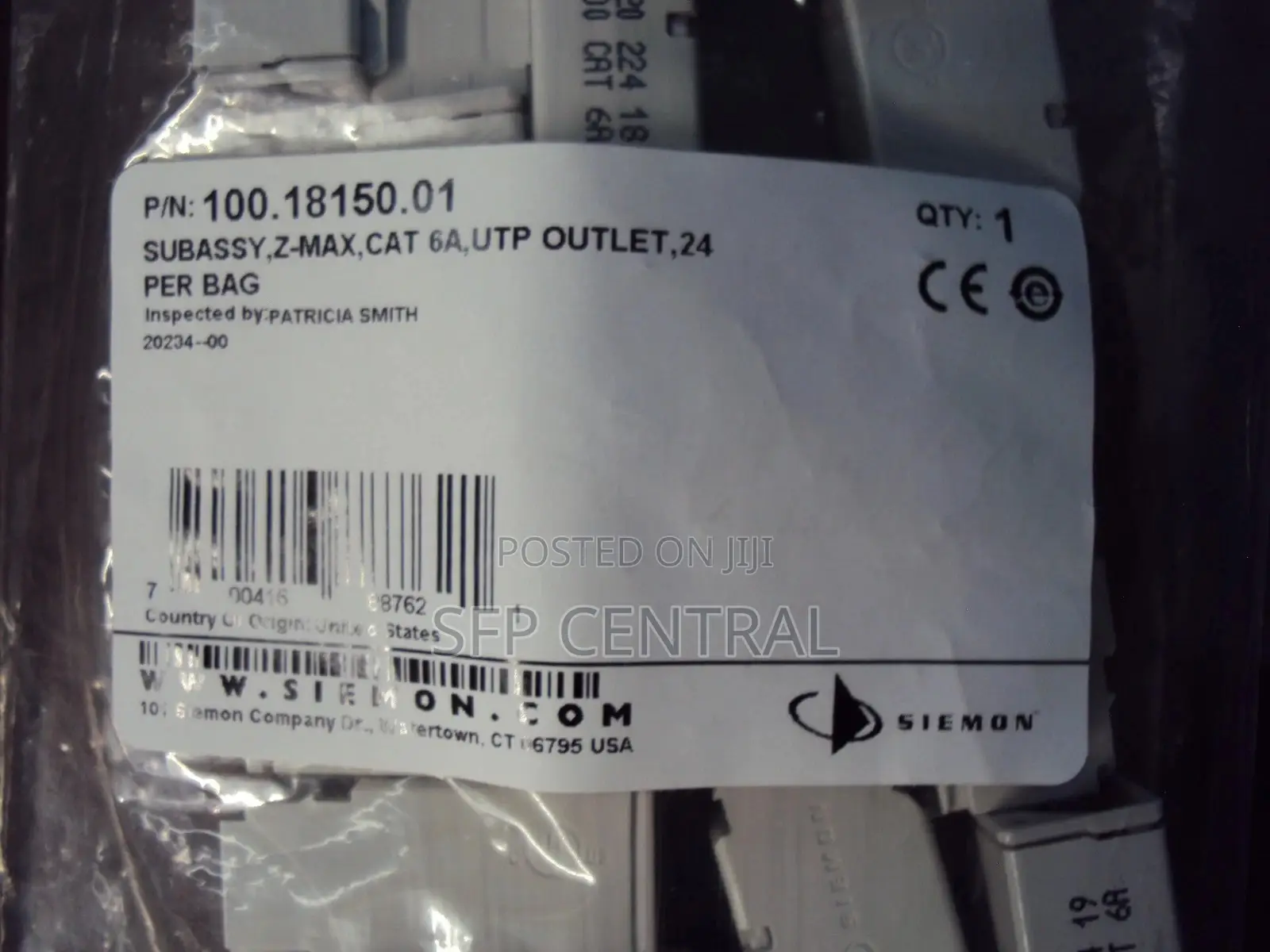Siemon Z-Max Cat 6a 48-Port Patch Panel Kit # Z6a-PNL-U48k