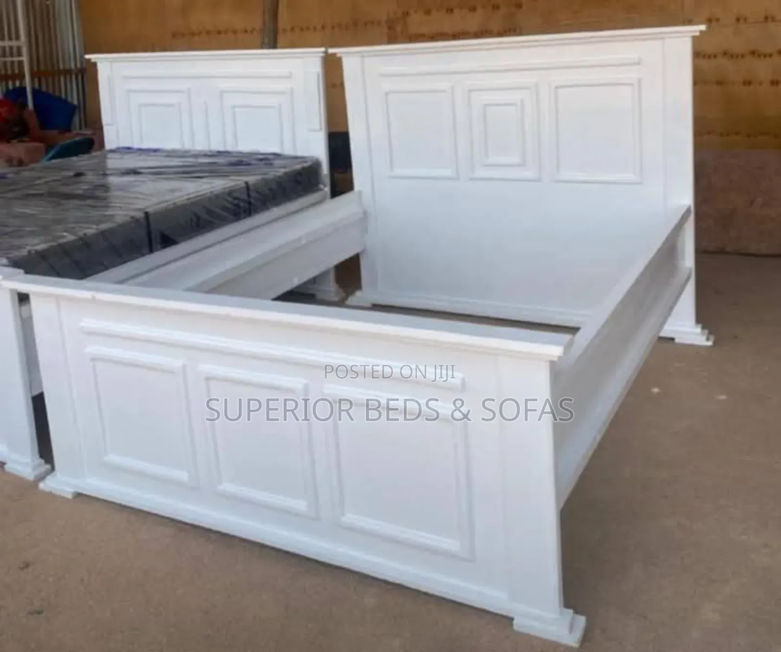 Solid Wood Slatted Bed Size 5 by 6