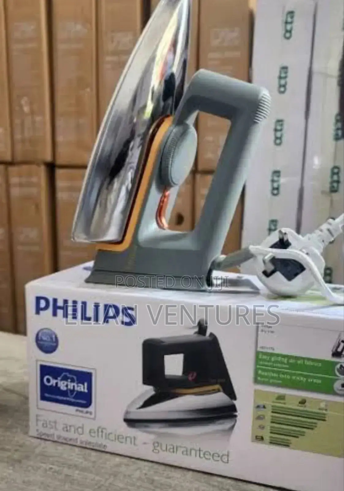 Brand New Original Philips Dry Iron Box