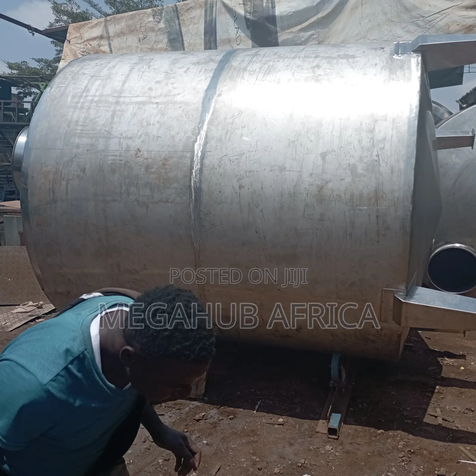 10,000l Heavy Duty Stainless Steel Tank – Custom Fabrication