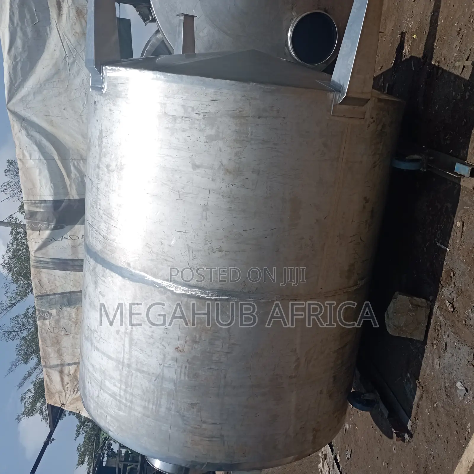 10,000l Heavy Duty Stainless Steel Tank – Custom Fabrication