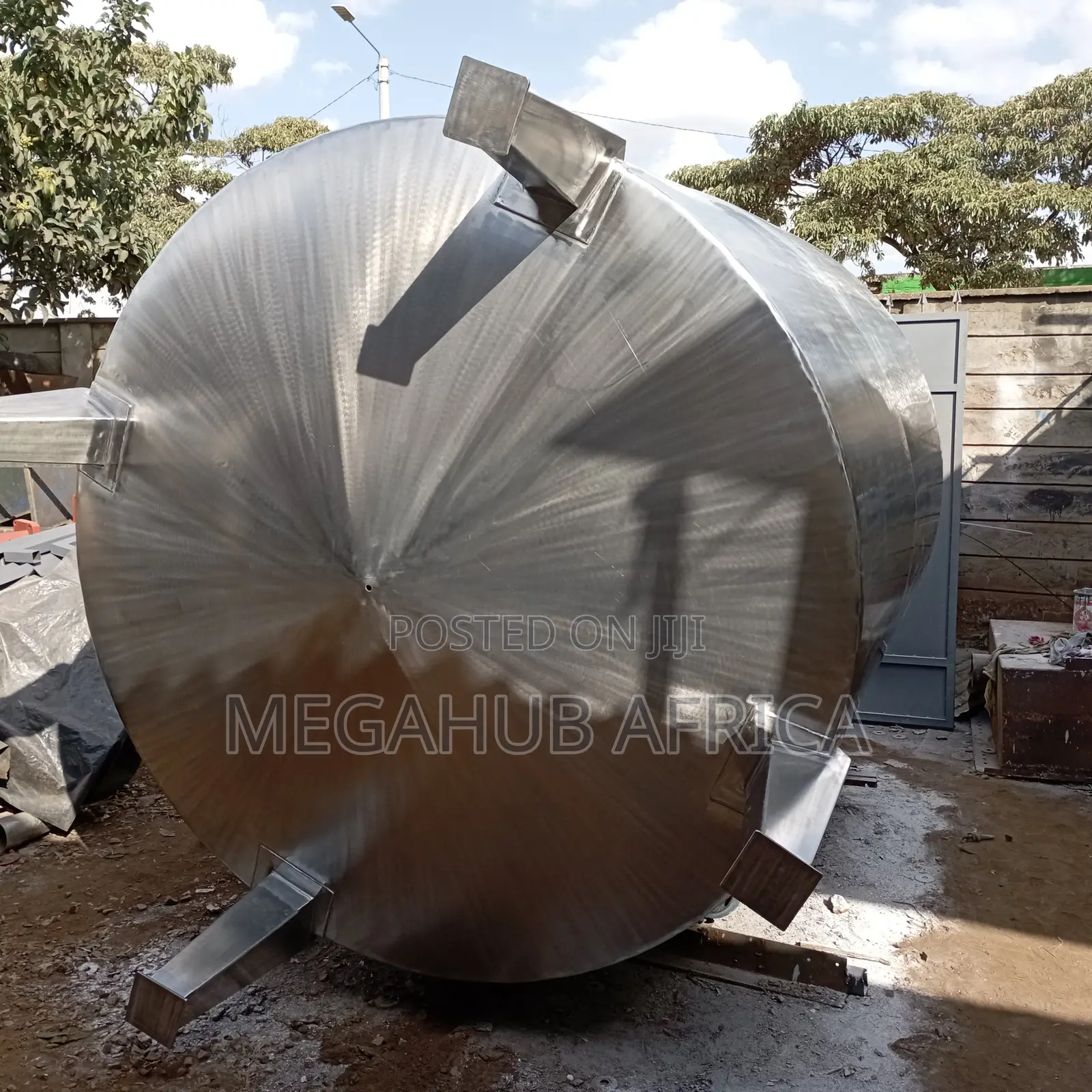 10,000l Heavy Duty Stainless Steel Tank – Custom Fabrication