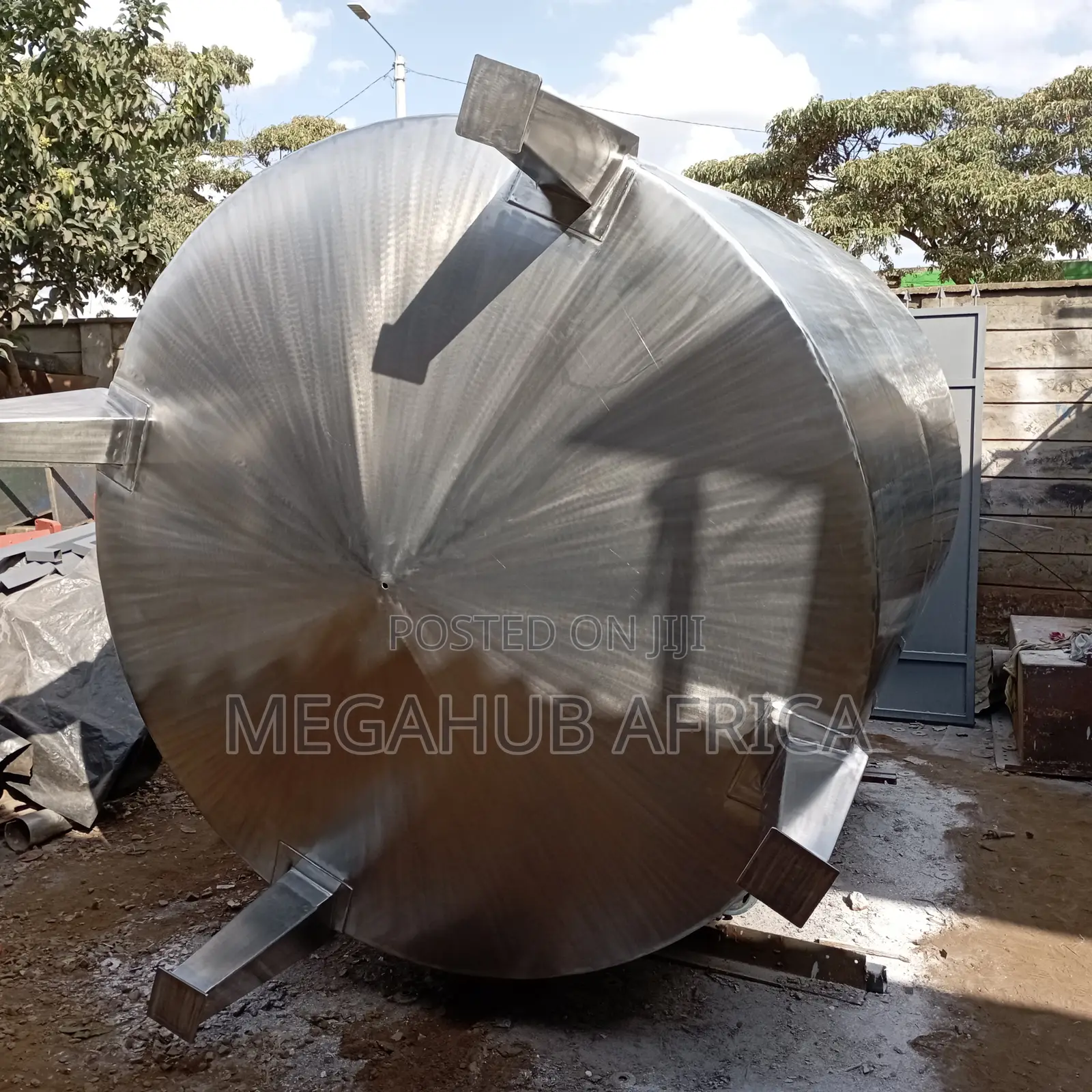 10,000l Heavy Duty Stainless Steel Tank – Custom Fabrication