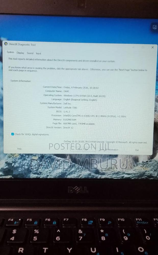 Laptop Dell Latitude 7280 8GB Intel Core i5 SSD 256GB - thumbnail 4