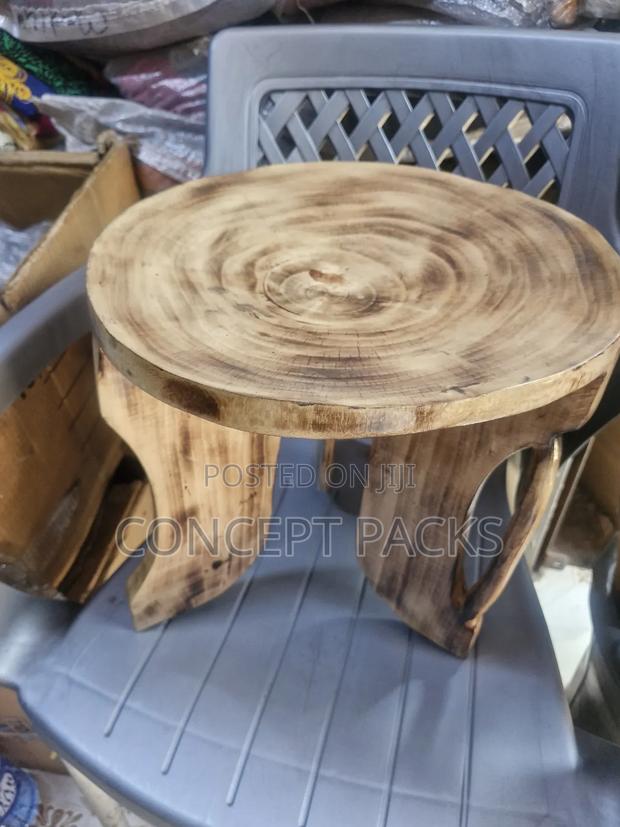 Symbolic 3 Legged Traditional Rose Wood Stool.