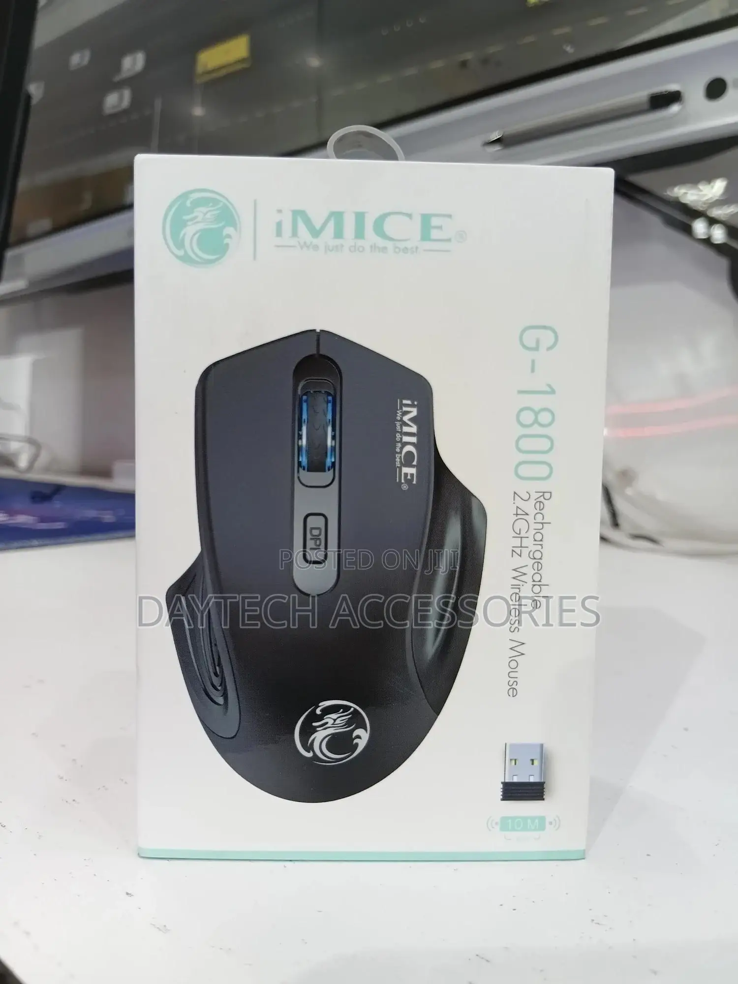 This Is an Imice G-1800 2.4ghz Wireless Mouse.