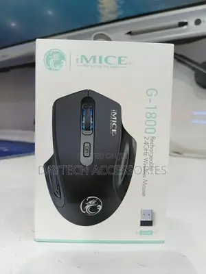 Imice G-1800 Rechargeable 4 Buttons 2.4ghz Silent Wireless Mouse.