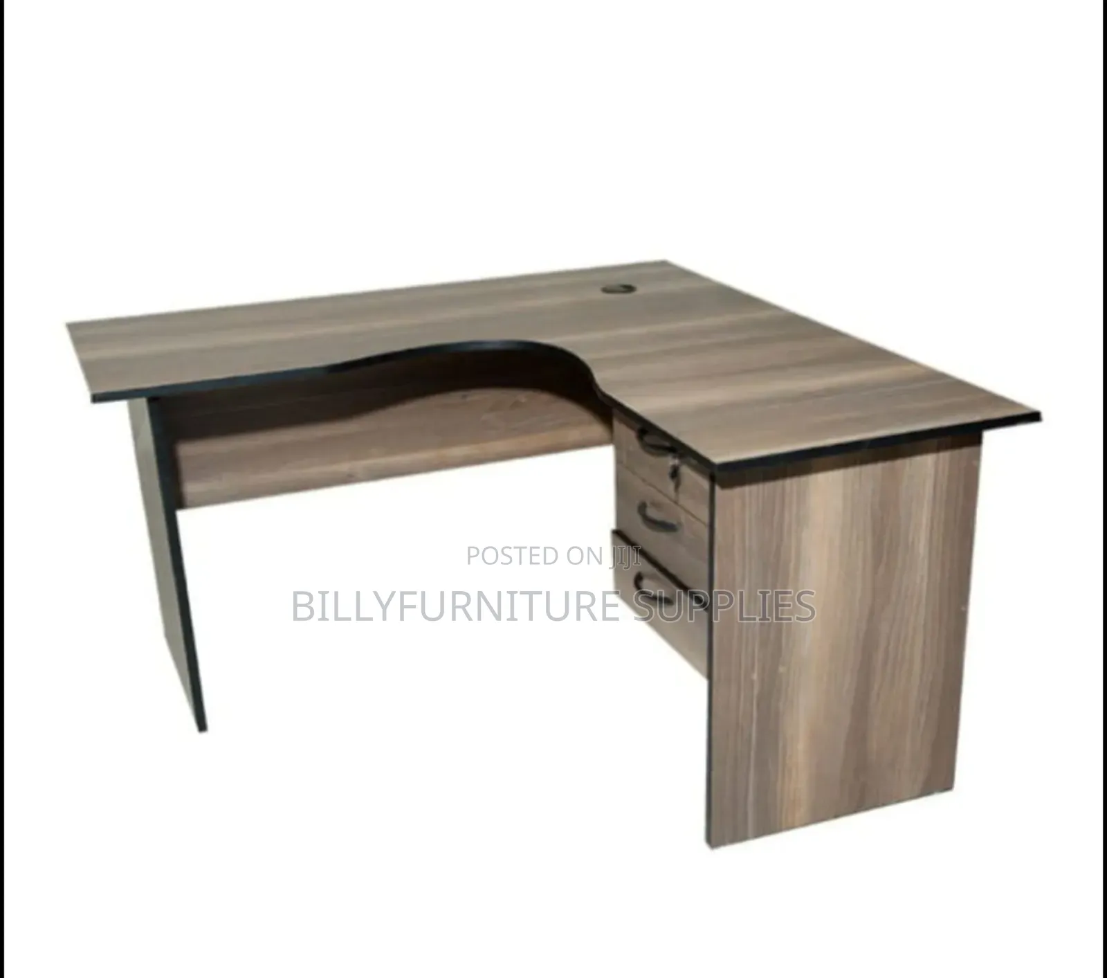 L Shaped American Walnut
