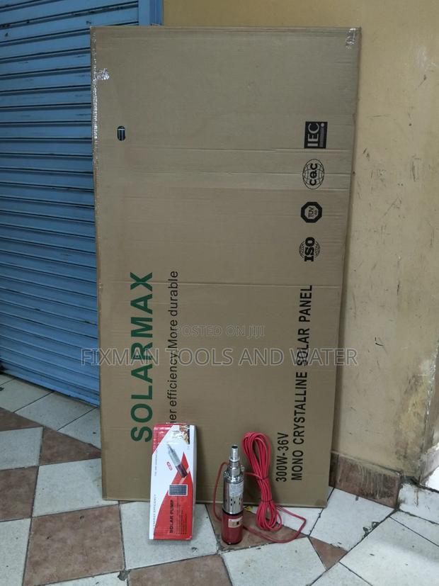Italian Solar Pump 50m Head 250 Watts 24v and Panel 300 Watts