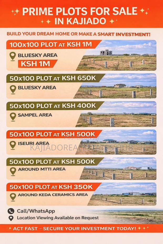 Land and Plots for Sale