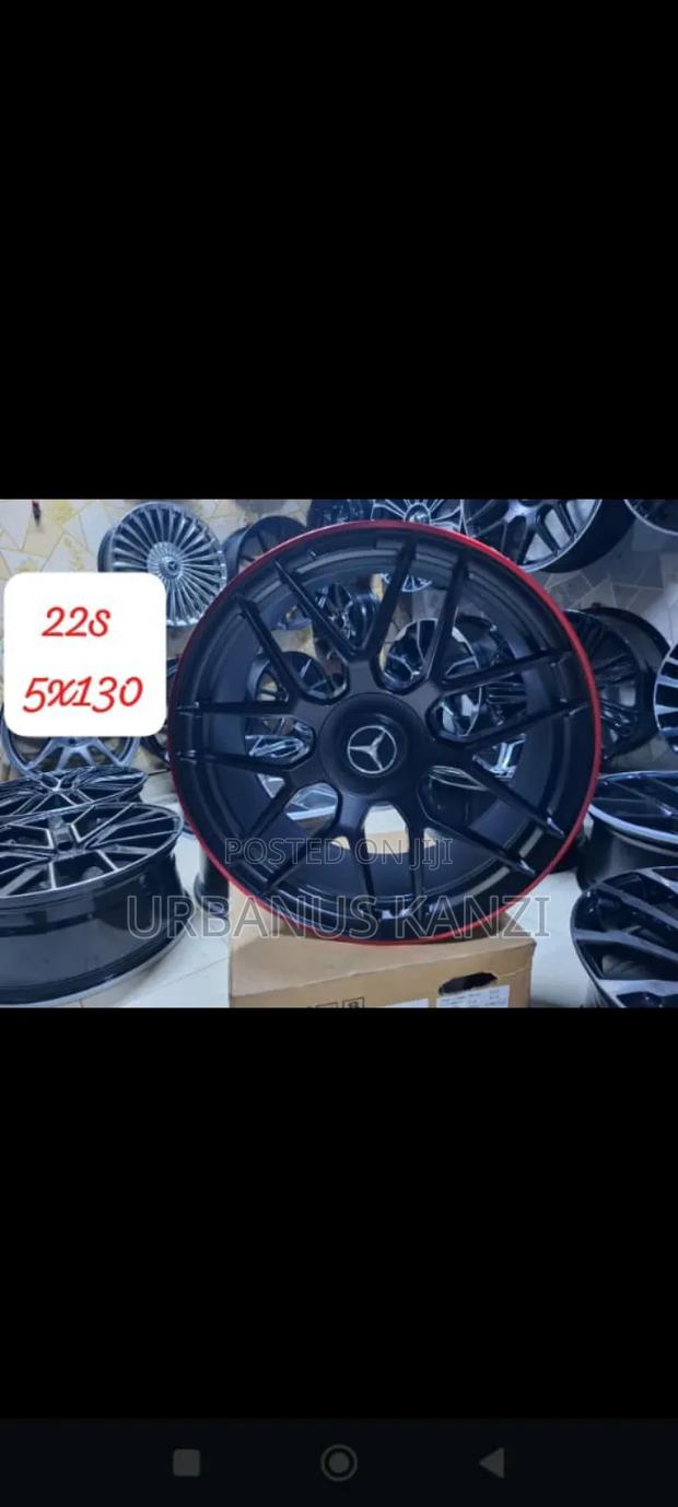 Size 22 Benz Sport Rims - main view