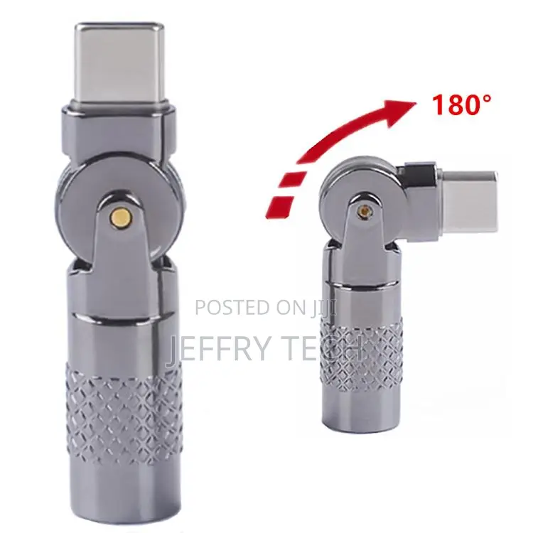 60w Type C Charger Adapter Converter 90 Degree Right Angle