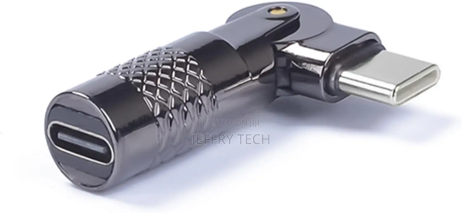 60w Type C Charger Adapter Converter 90 Degree Right Angle