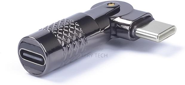 60w Type C Charger Adapter Converter 90 Degree Right Angle - thumbnail 4