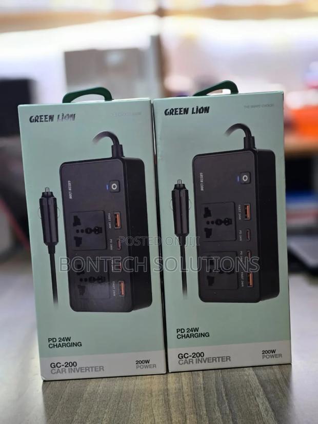 Green Lion Gc-200 Car Inverter 
200watts Output - thumbnail 2