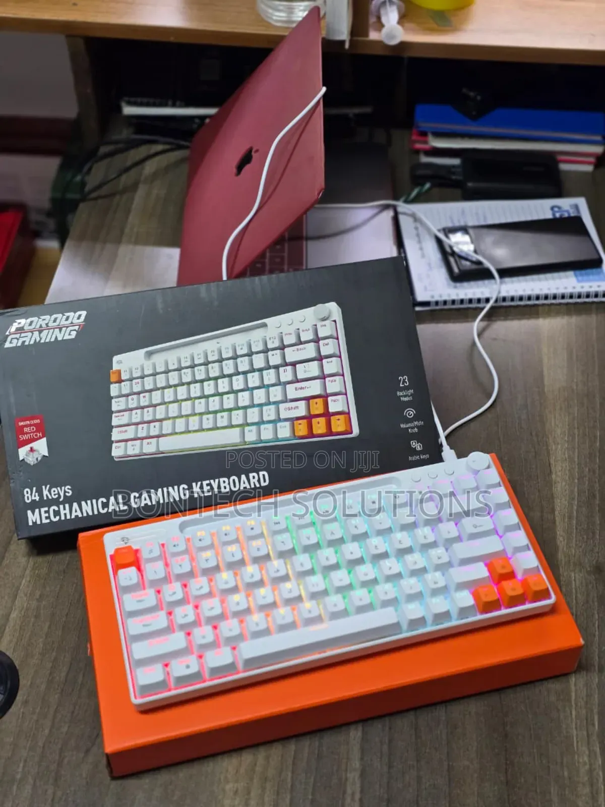 Porodo 84key Mechanical Gaming Keyboard
