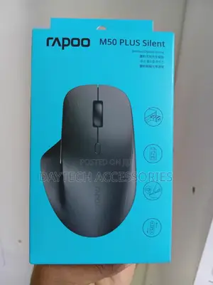 This Is a Rapoo M50 Plus Silent Wireless Optical Mouse.