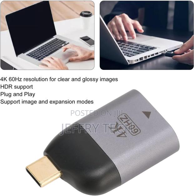 Usb C to Hdmi Adapter, Usb C Male to Hdmi Female Converter 60hz Vid