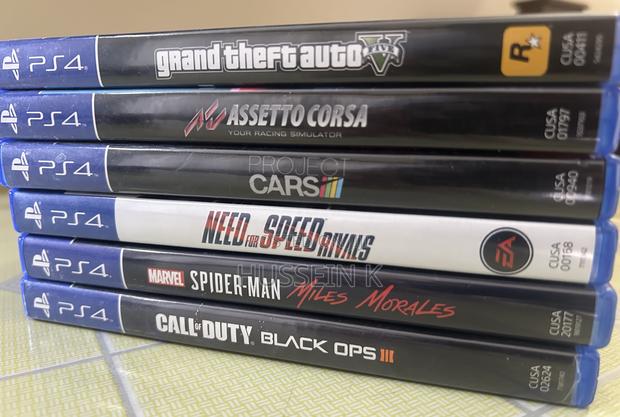 Playstation Games - main view