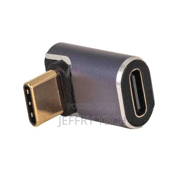 Usb-C Right Angle Male-to-Female Adapter 40 GBPS - main view