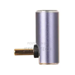 Usb-C Right Angle Male-to-Female Adapter 40 GBPS