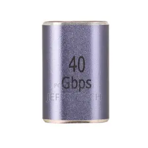 Usb-C Right Angle Male-to-Female Adapter 40 GBPS