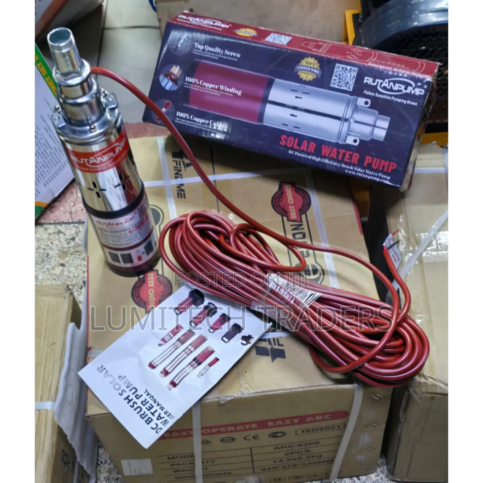 24 Volts Rutan Solar Pump