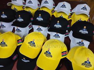 Branded Brush Cotton Caps - thumbnail 2