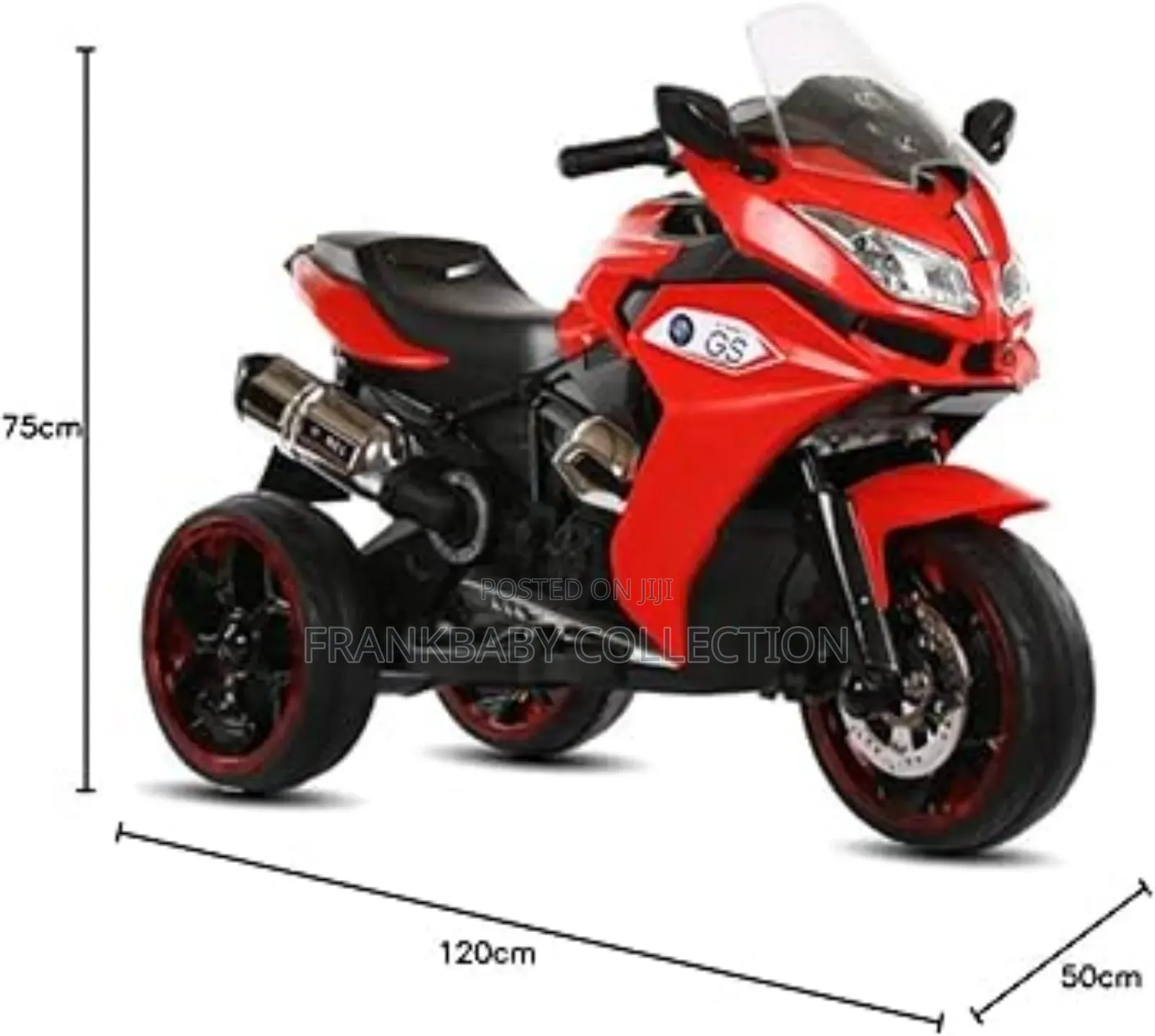 Kids 3-Wheel Electric Motorbike/Motorcycle