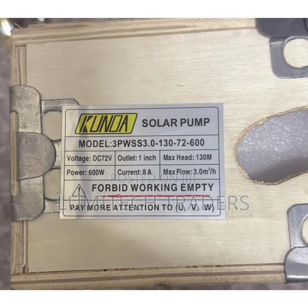 Kunda 130 Metre Head Solar Pump - main view