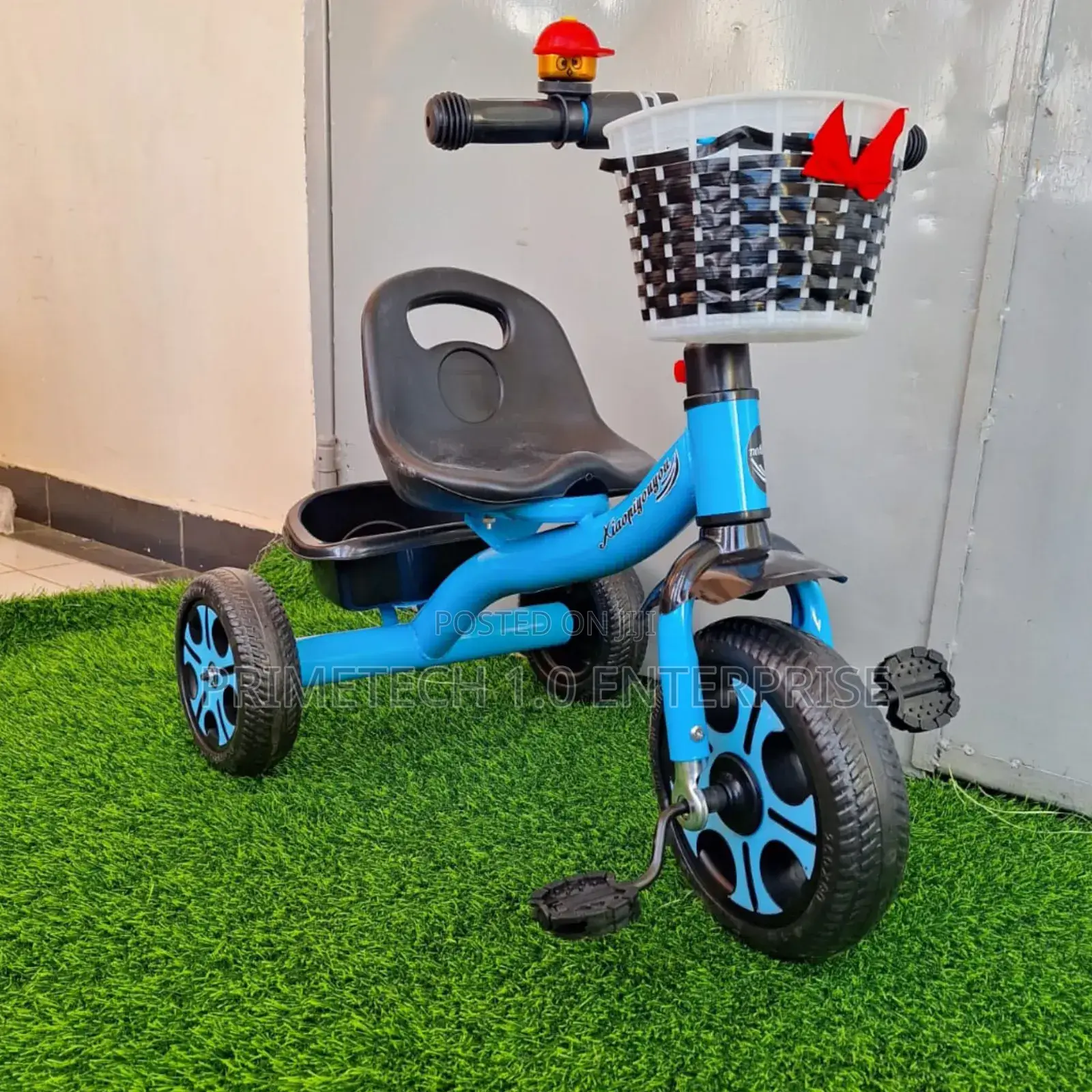 Kids Blue Try Cycle With Front Busket
