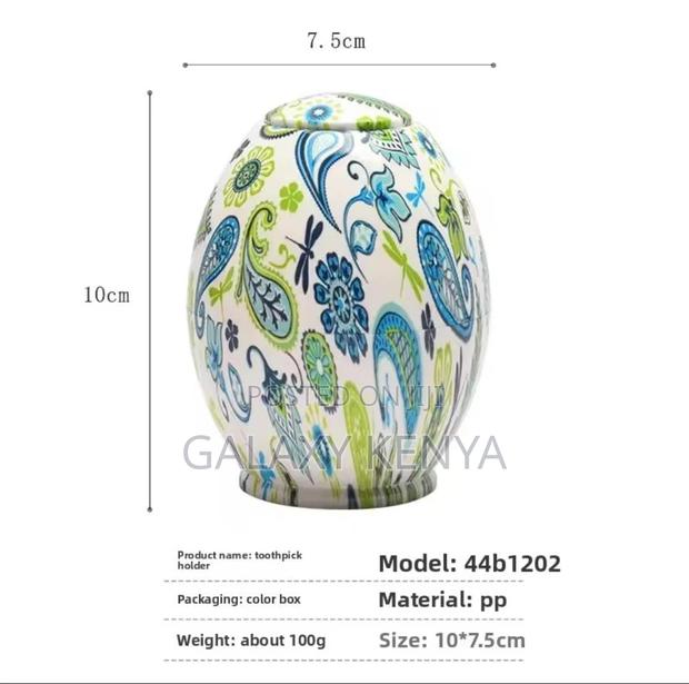 Egg-Shaped Toothpick Holder - thumbnail 3