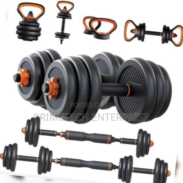 6 in 1 Coated Kettle Dumbells - 50kg - main view