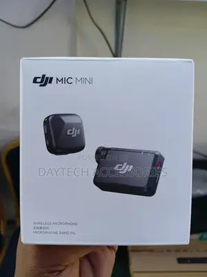 Dji Mic Mini (1 Tx + 1 Rx) Compact Wireless Microphone System (Black)