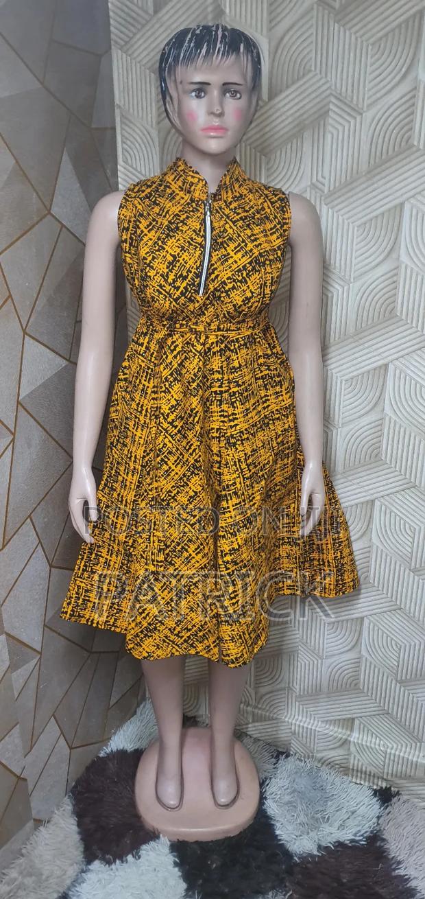 Ankara Free Size Short Dress - thumbnail 7