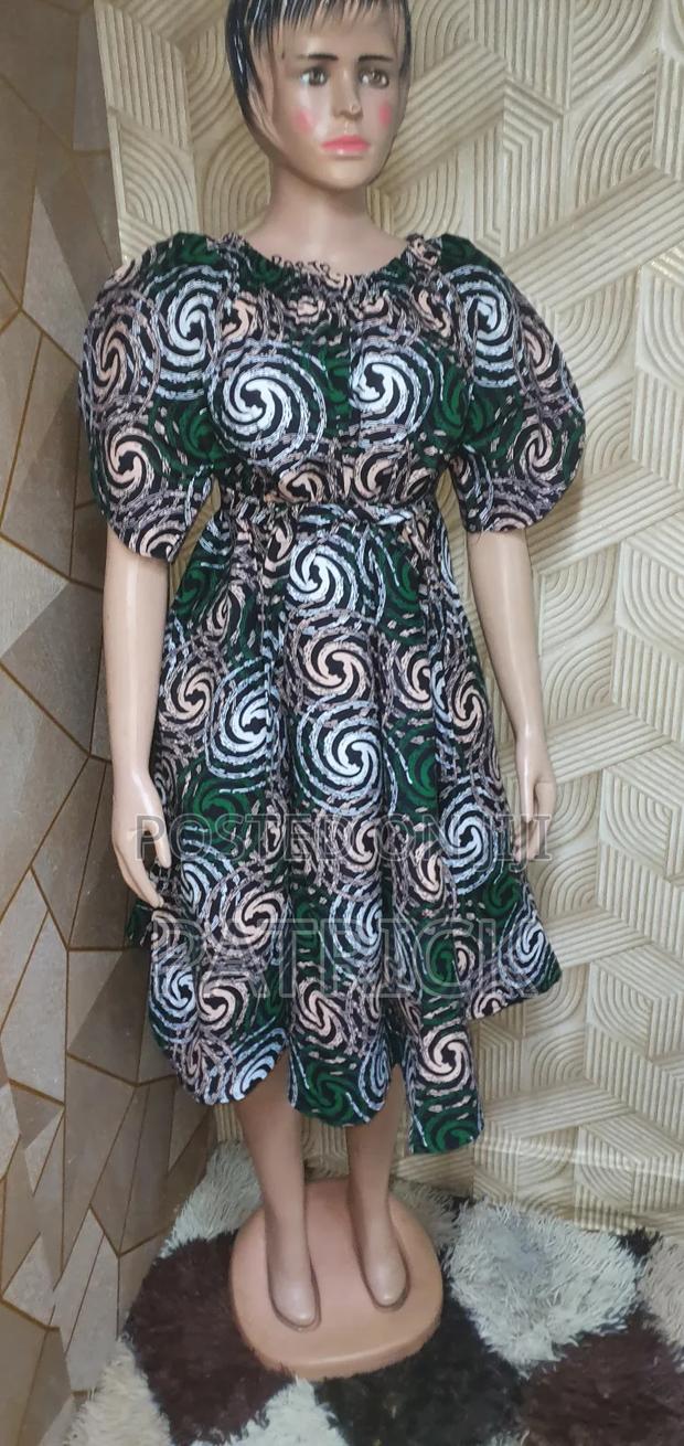 Ankara Free Size Short Dress - thumbnail 9