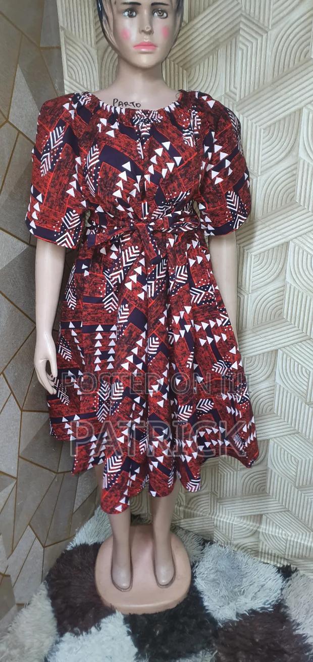 Ankara Free Size Short Dress - thumbnail 11